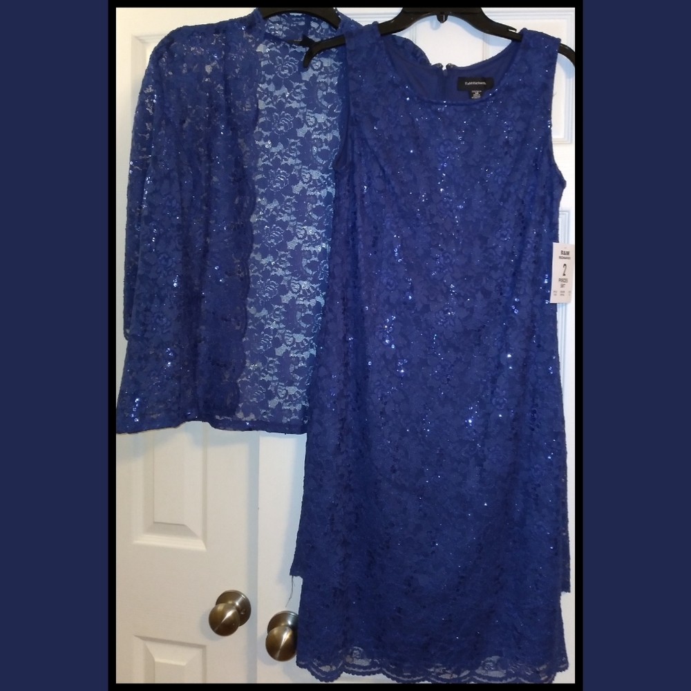 Womens dress with shaw